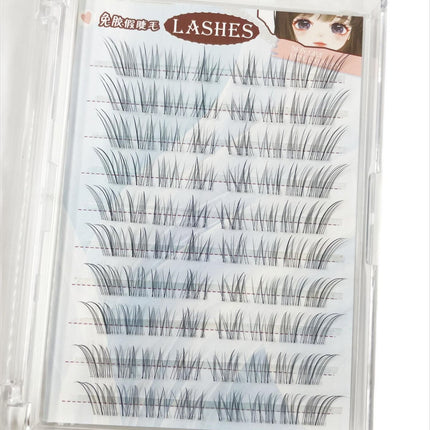 So Natural! Large-Capacity Sweet Girl Camellia Glue-Free False Eyelashes, Natural and Sweet Butterfly Eyelashes