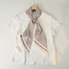 Arch bridge chain striped rice coffee / 150cm