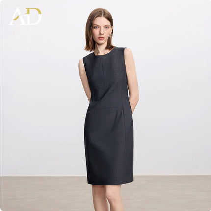 Ad Wool Suit Women's Autum 2025 New Popular High-End Business Wear Two-Piece Khaki Long-Sleeved Suit