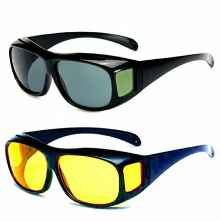 Anti-Uv, Windproof, Labor Protection Glasses, Anti-Splash, Anti-High Beam, High-Definition Polarized Night Vision Goggles, Driver's Sunglasses