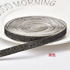 2 rows of diamonds 0.4cm / Black
