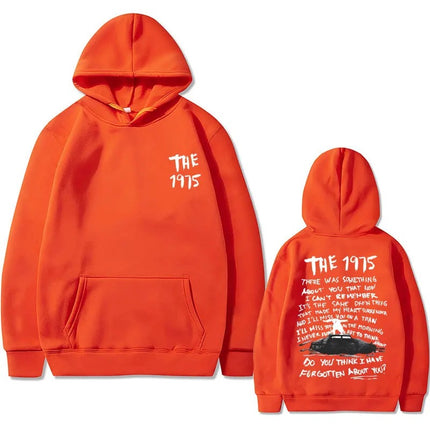 The 1975 about You Graphic Print Hoodies Being Funny in a Fo