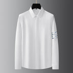 White qn25102 sleeve embroidered blue rose / 54 (77.5-82.5kg )