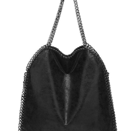 Aliexpress Foreign Trade 2025 New Chain Women's Bag Foldable Women's Shoulder Bag Factory Direct Sales Large Bag Wholesale