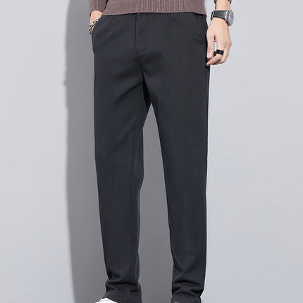 Cross-Border Trade Spring and Autumn New Lyocell Men's Versatile Light Business Casual Pants, Simple and Versatile