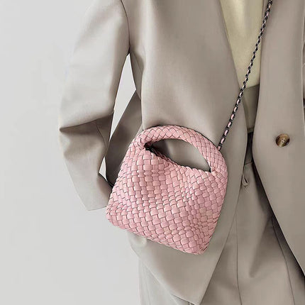 Woven PU Tote Bag / Sac Tressé PU