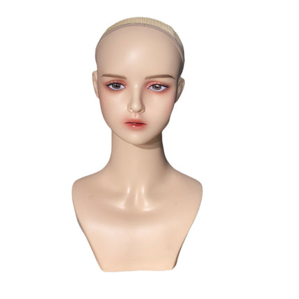 New Anime head model cos wig model head earrings jewelry hat display wig shop High-looking simulation man