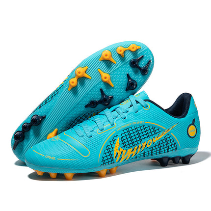 Cross-Border football shoes tf broken nails artificial turf AG nails leather feet boys and girls children young students competition training shoes