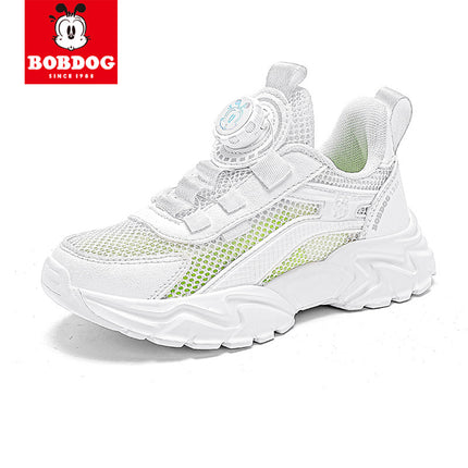 Babou Children's Shoes Men's and Children's sneaker Mesh Surface Spring and Summer Single Mesh Hollow Running Shoes for Middle and Big Children and Students Breathable