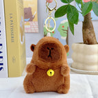 About 11cm high / Dark brown gold bell + gold buckle
