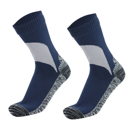Waterproof Socks, Mid-Calf Ski Socks, Cycling, Camping, Sports, Wading, Breathable, Warm, Men's and Women's Outdoor Rain-Proof Socks
