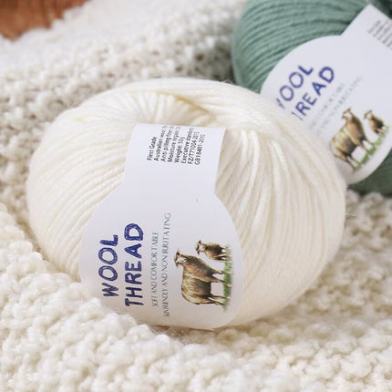 Cross-Border Wholesale Merino Wool Thread Handmade Stick Needle Hand Knitted Sweater Wool Pants Jacket Hat Scarf Shawl Thread