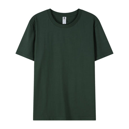 New 2025 Spring Men's and Women's T-Shirts DIY Printed Pullover Short-Sleeved Fashionable Round-Neck Casual Advertising Shirts Group Uniforms