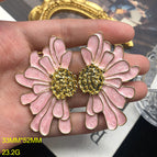 Support customized fm898 pink earrings