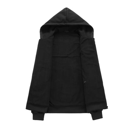 Cross-Border New Smart Dual-Control Seventeen-Zone USB Heating Cardigan Hooded Sweatshirt Casual Warm Jacket for Men and Women