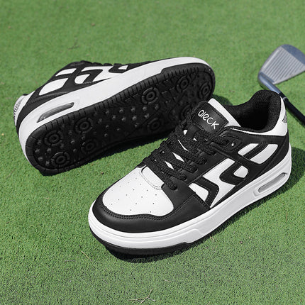 Height-Increasing White Shoes Golf Shoes for Men and Women Professional Couples Lawn Golf Shoes Casual Sports Sneakers
