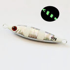 80g / Silver luminous bare chip (no hook or loop)
