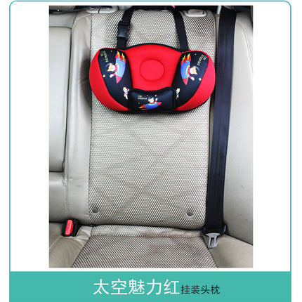 Cross-Border Anti-Stranglehold Car Seat Belt Hanging Cartoon Pillow Car Rear Seat Cushion Neck Protector Children's Headrest