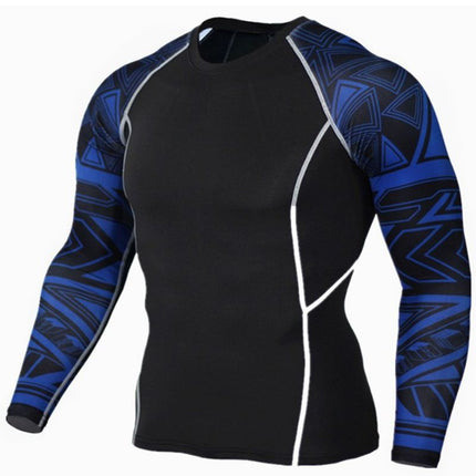 Men's Sportswear Sweat-Wicking Running Marathon Tight-Fitting Suit Quick-Drying High-Elastic Two, Three, or Four-Piece Set Wholesale Trade
