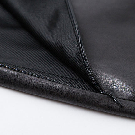 Haining Leather Skirt for Women 2025 Autumn and Winter New High-Waisted Slimming Mid-Length Pencil Skirt Made of Sheepskin Wholesale
