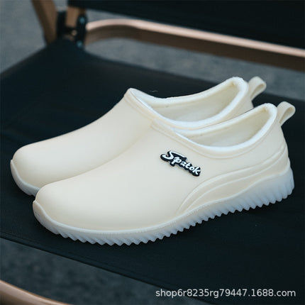 Cross-border new shallow mouth four seasons rain boots women's short tube non-slip waterproof shoes low kitchen work rubber shoes Taobao explosions