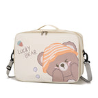 Beige little brown bear [expandable + diagonal strap]