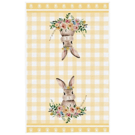 Cross-border Easter Kitchen Towel Absorbent Dishwashing Cloth Holiday Atmosphere Decorative Hand Towel Household Cleaning Cloth