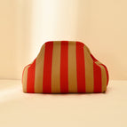 Pinstripe red khaki / 30*22*9cm