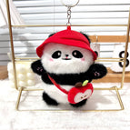12cm ordinary connection / Hat panda-red