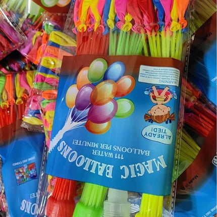 Aihua Super 3 Shot Balloon Ground Stand Balloon Aihua Balloon Temple Fair Hot Selling Water Balloon 500 Wholesale