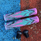 Blue pink black mixed color