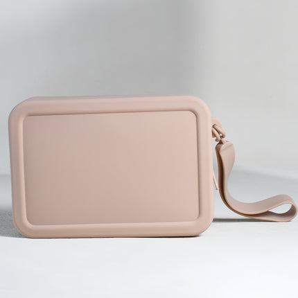 Manufacturer's Silicone Storage Bag, Large Capacity, Portable, Carry-On Cosmetic Storage Bag, Earphone Silicone Coin Purse, Customized