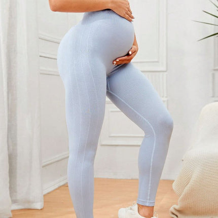 Spring and Autumn New High-Waisted Belly-Supporting Early Pregnancy Fashionable Quick-Drying Pilates Non-Constricting Long Pants Yoga Maternity Pants