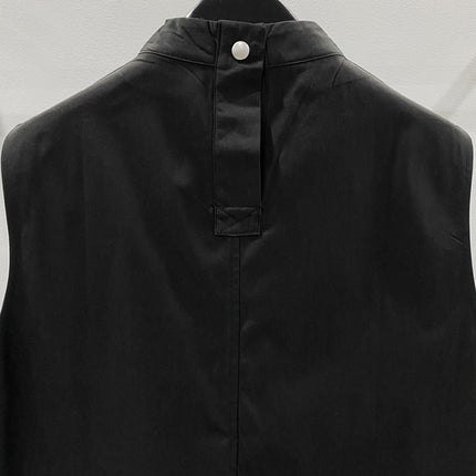 SUBHUMAN Men's Collar Buckle Clear Color All-match European and American Fashionable Dark Men's Vest TEE