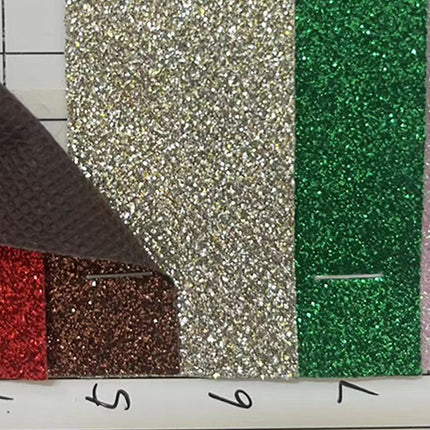 Spot supply non-woven Gretel glitter sequins color gold fabric decorative clothing shoes leather