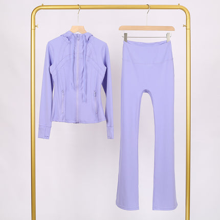 Lulu Df Stand-Up Collar Jacket Short Coat Tight-Fitting Stand-Up Collar Stretch Jacket with Gold Zipper Fitness Yoga Wear