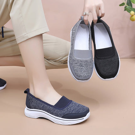 Shoes for Women 2025 Spring & Fall New Women's Shoes Flats Women's Soft Soles That Are Not Tiring for Feet, One-Legged Mother's Shoes, Fashionable Women's Shoes