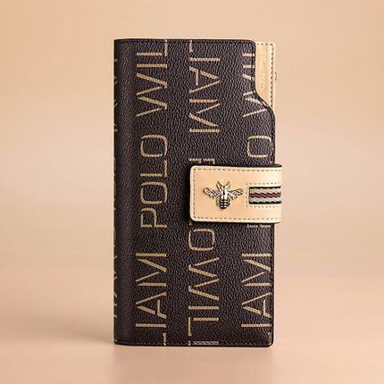 King Paul Wallet Women's Long Wallet Women's Wallet Leather Wallet Women's Mobile Phone Wallet Anti-theft Brush Wallet