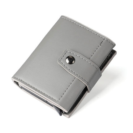 Cross-Border Popular Multi-Card Slot Men's Wallet Automatic Pop-Up Card Holder Unisex Credit Card Holder Card Holder Wholesale Women