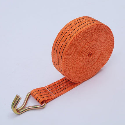 Polyester Ratchet Tie-Down Strap, Cargo Securing Strap, Thickened Wear-Resistant Binding Tool, Ratchet Tensioner