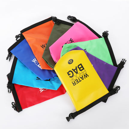 Outdoor Waterproof Bag Rafting Beach Backpack Swimsuit Clothes Mobile Phone Storage Bag Pvc Interlayer Mesh Ready Stock