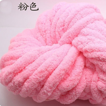 Cat Tail Extra Thick Ice Line Finger Knitting Scarf DIY Blanket Cat Nest Cushion Extra Thick Wool Ball