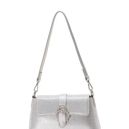 Fashion Women's Bags Wholesale 2026 New Fashion Rhinestone Underarm Bag Urban Simple Versatile Shoulder Crossbody Baguette Bag