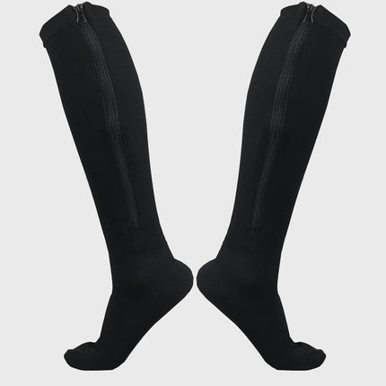 Cross Border Amazon Compression Socks Zipper Socks Sports Compression Leg Socks compression Socks Zipper Socks