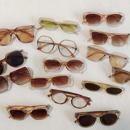 Champagne Color Sunglasses UV-resistant Sunglasses 2025 New Cross-border Trendy Men's and Women's Sunglasses