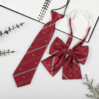 Burgundy crown (tie + collar flower)
