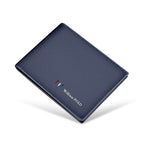 Blue Saffiano-anti-theft brush anti-degaussing