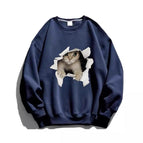 Navy blue plus velvet [ready in stock] / M