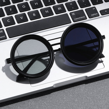 Metal Men's High-End Fishing Uv Protection Women's Sunglasses Polarized Sunglasses Cross-Border Outdoor Popular Sunglasses