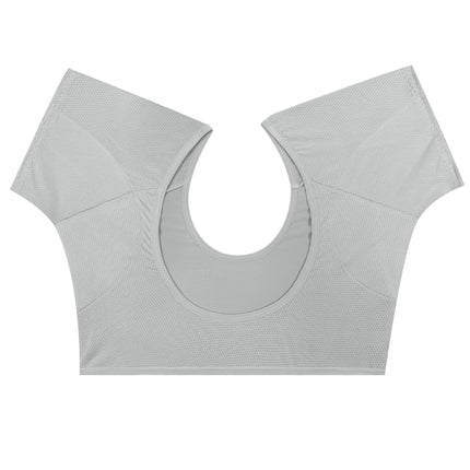 in stock cross-border underarm sweat pad vest mesh quick-drying short-sleeved breathable sweat-absorbent anti-sweat milk silk and mesh